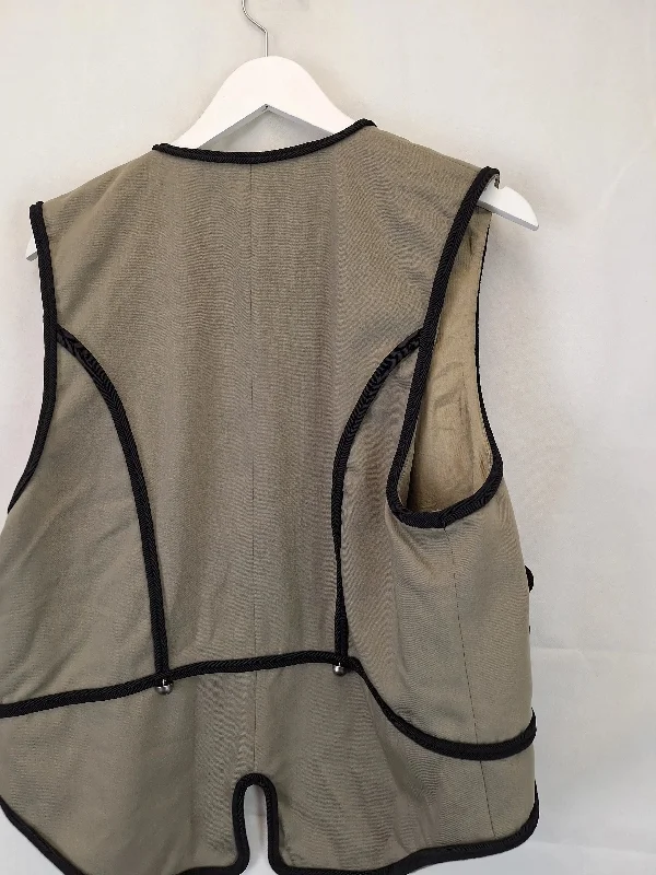 sass-bide-elegant-military-style-waistcoat-vest-size-12-b002-1217-be