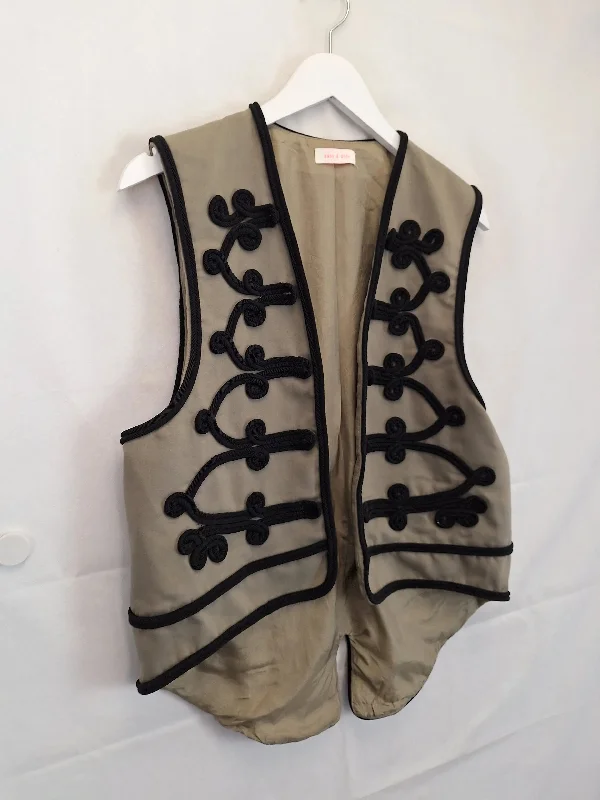 sass-bide-elegant-military-style-waistcoat-vest-size-12-b002-1217-be