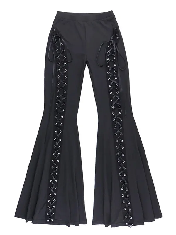 scarlet-darkness-women-punk-style-black-eyelets-flared-trousers