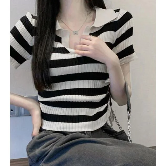 sexy-striped-short-sleeve-top-1