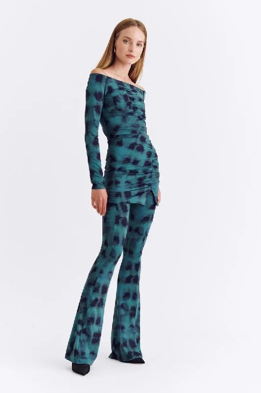 suboo-shibori-gathered-print-pants-green-print