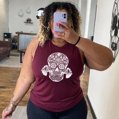 sugar-barbell-skull-muscle-tank