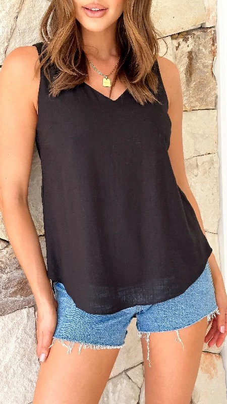 Sun Seeker Top - Black