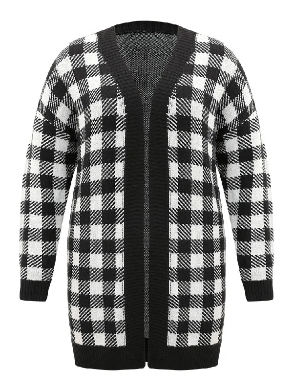 supersoft-essentials-plaid-elastic-cuffs-cardigan