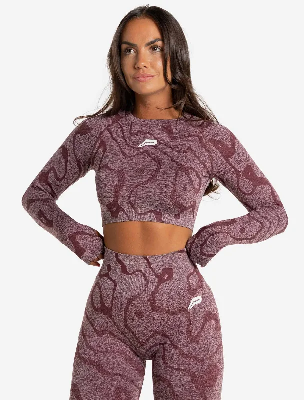 sustainable-seamless-long-sleeve-crop-top-burgundy