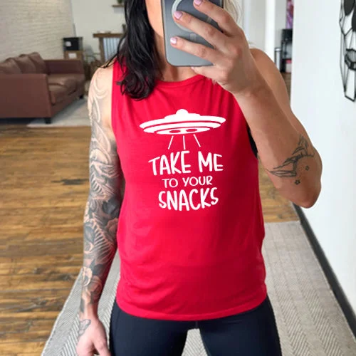 Take Me To Your Snacks Muscle Tank