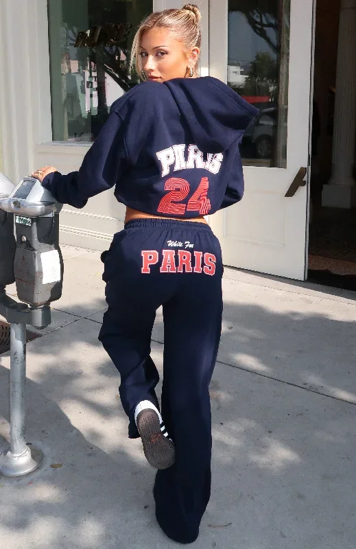 Team Paris Track Pants Navy