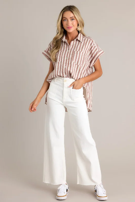 timeless-choice-tan-stripe-button-front-top