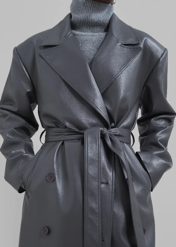 tina-faux-leather-trench-coat-grey