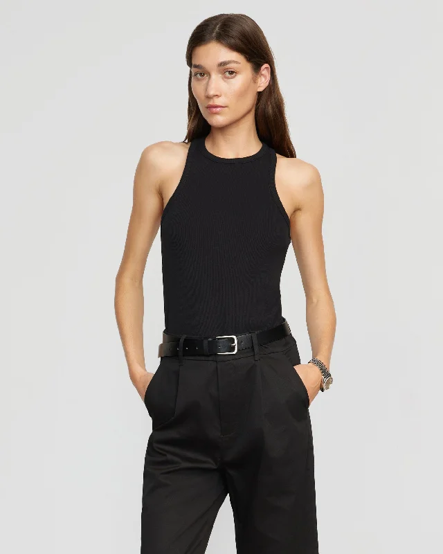 tory-ribbed-split-back-tank-black