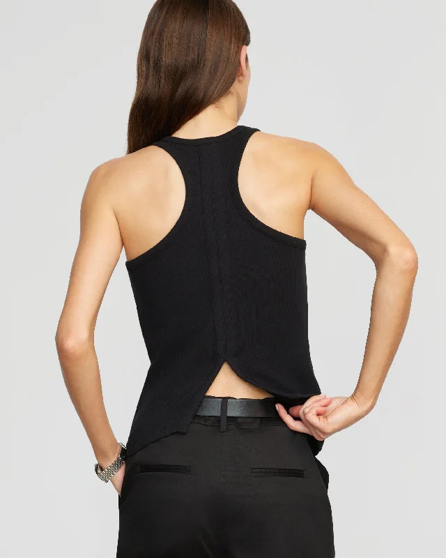 tory-ribbed-split-back-tank-black