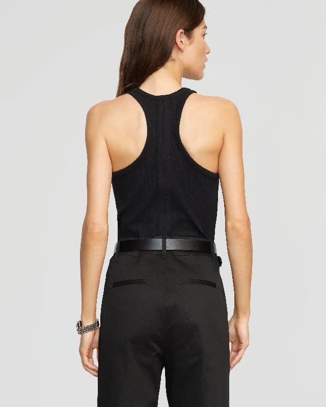 tory-ribbed-split-back-tank-black