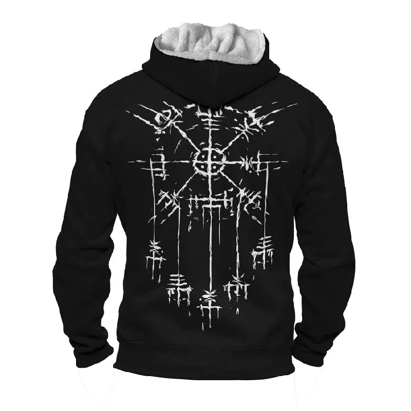 vegvisir-dreamcatcher-faux-wool-hoodie