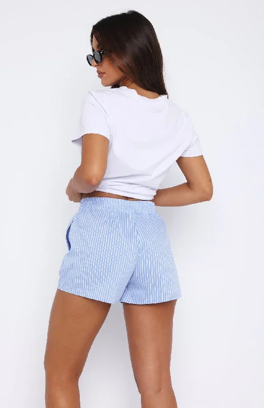 wasting-my-time-shorts-blue-stripe