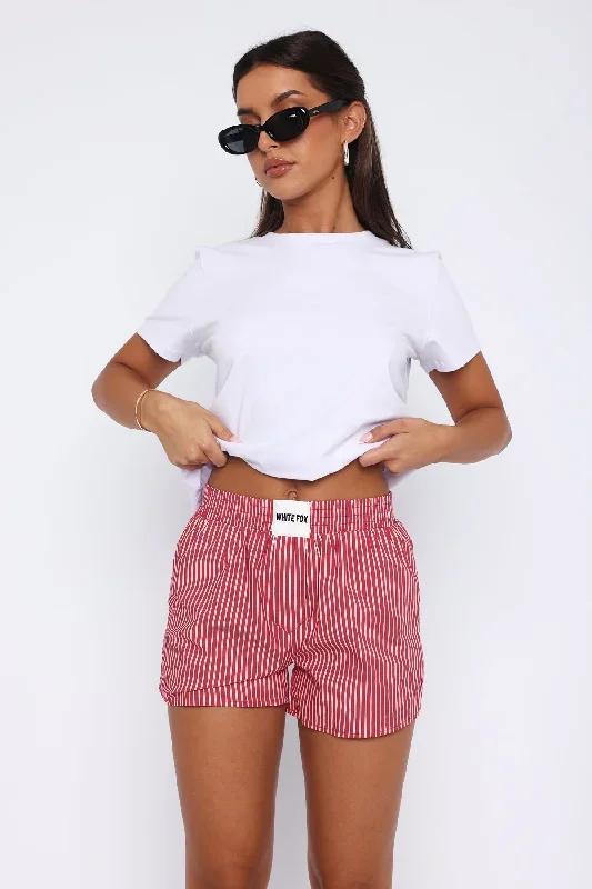 wasting-my-time-shorts-red-stripe