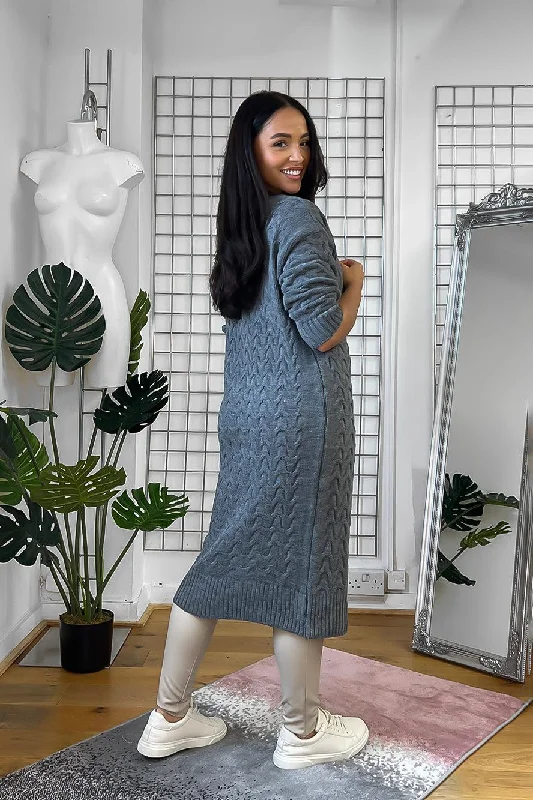 wave-knit-buttoned-front-midi-cardigan