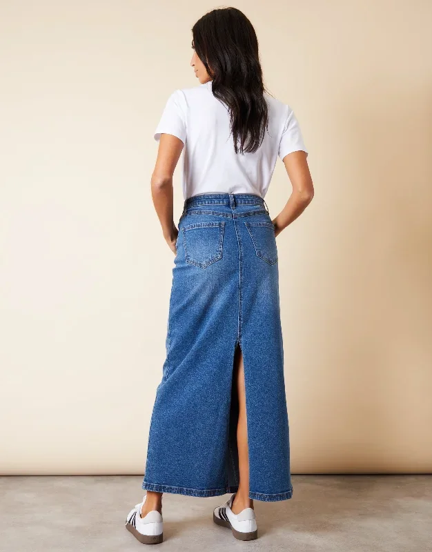 womens-mid-wash-split-back-fishtail-denim-maxi-skirt-tblg08756