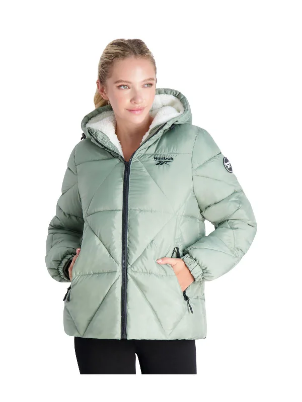 Womens Quilted Insulated Puffer Jacket