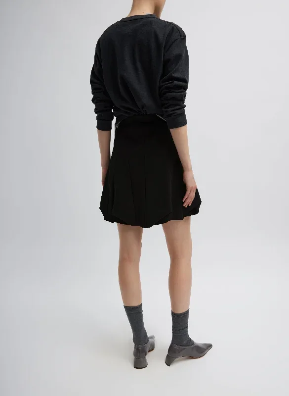 wren-crepe-knit-short-tucked-skirt-black